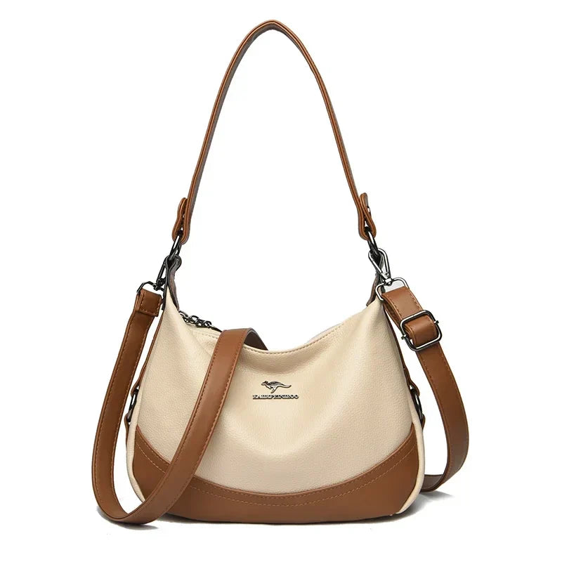 Mara zweifarbige Schultertasche 