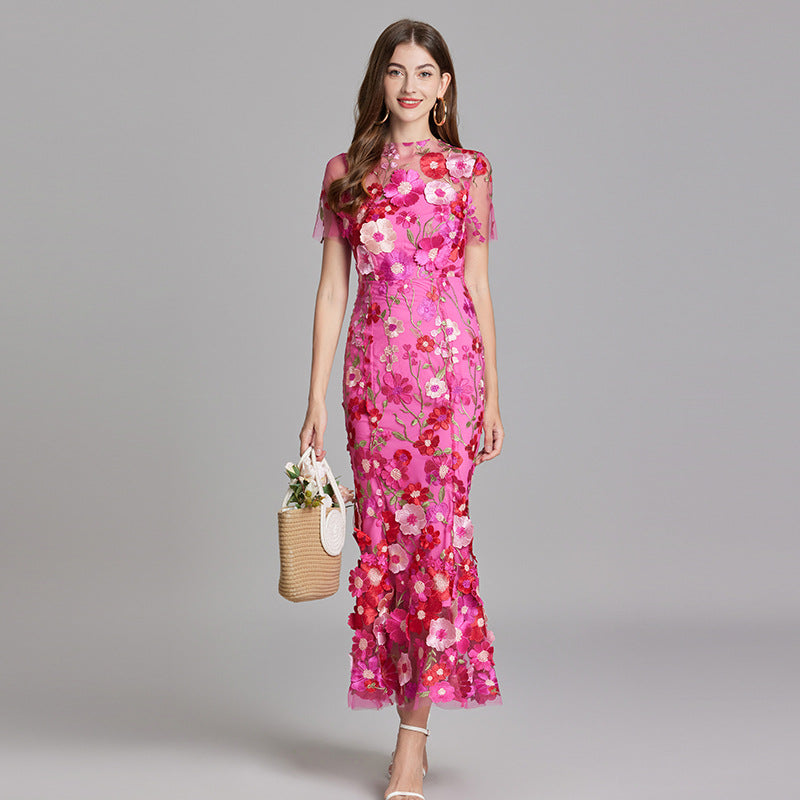 Jessica – Elegantes Blumenkleid 