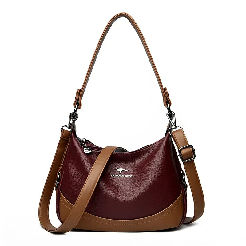 Mara zweifarbige Schultertasche 