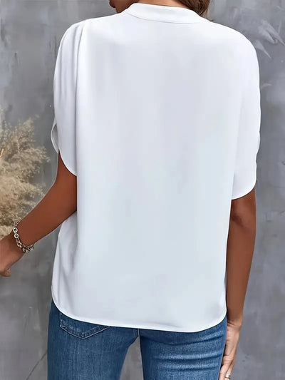 Grace – Blød og elegant bluse med v-hals