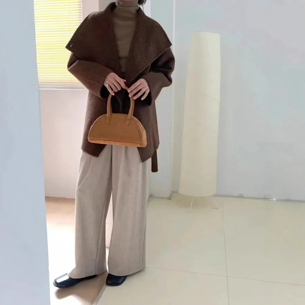 Velmira – Mantel aus Seidenwolle und Kaschmir 