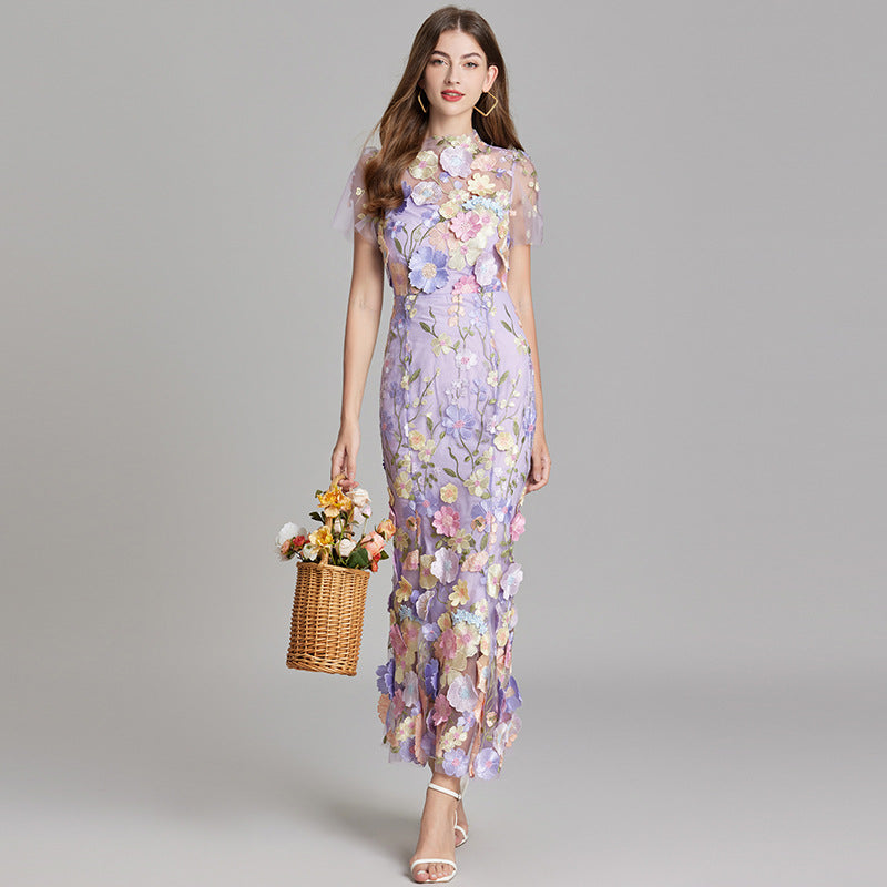 Jessica – Elegantes Blumenkleid 