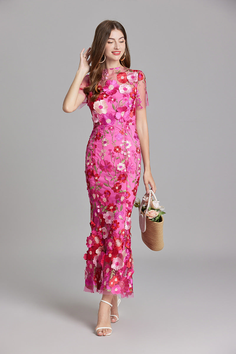 Jessica – Elegantes Blumenkleid 