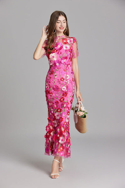 Jessica – Elegantes Blumenkleid 