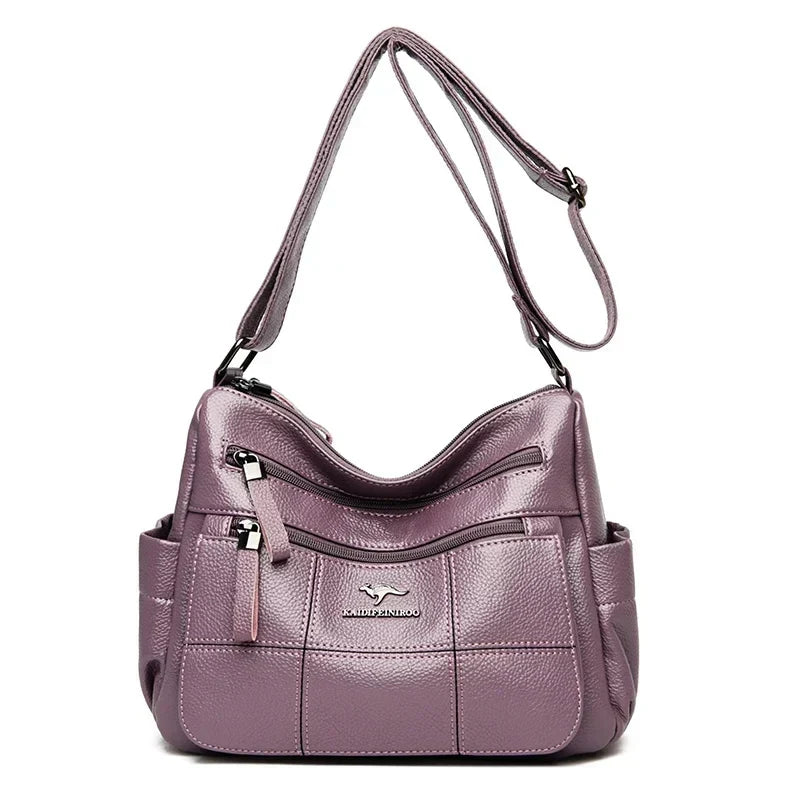 Davina - Handtasche aus glattem Leder 