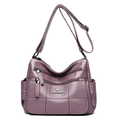 Davina - Handtasche aus glattem Leder 