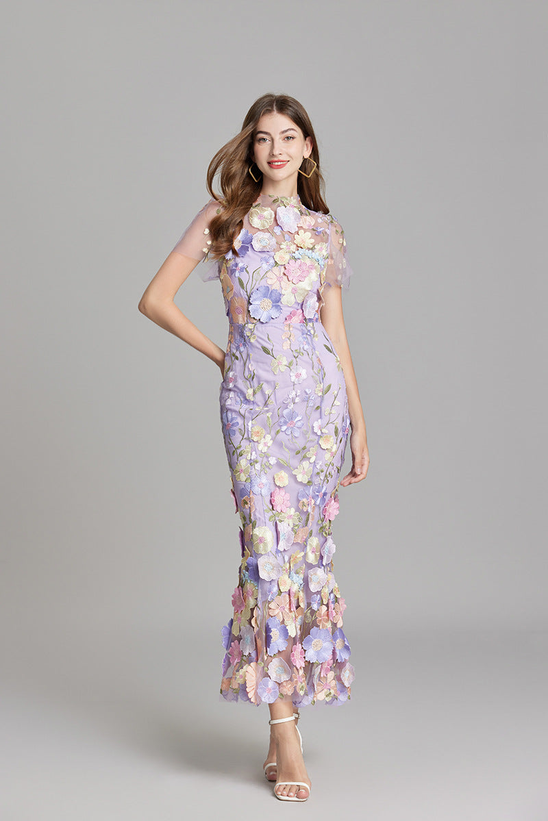 Jessica – Elegantes Blumenkleid 