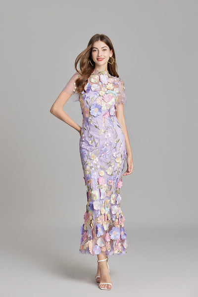 Jessica – Elegantes Blumenkleid 