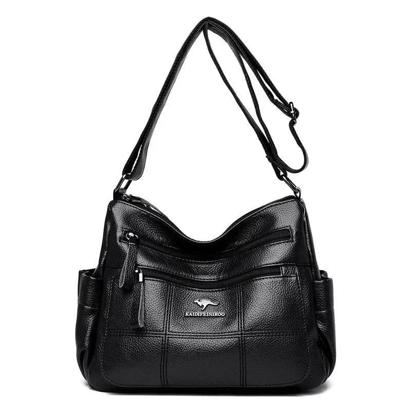 Davina - Handtasche aus glattem Leder 