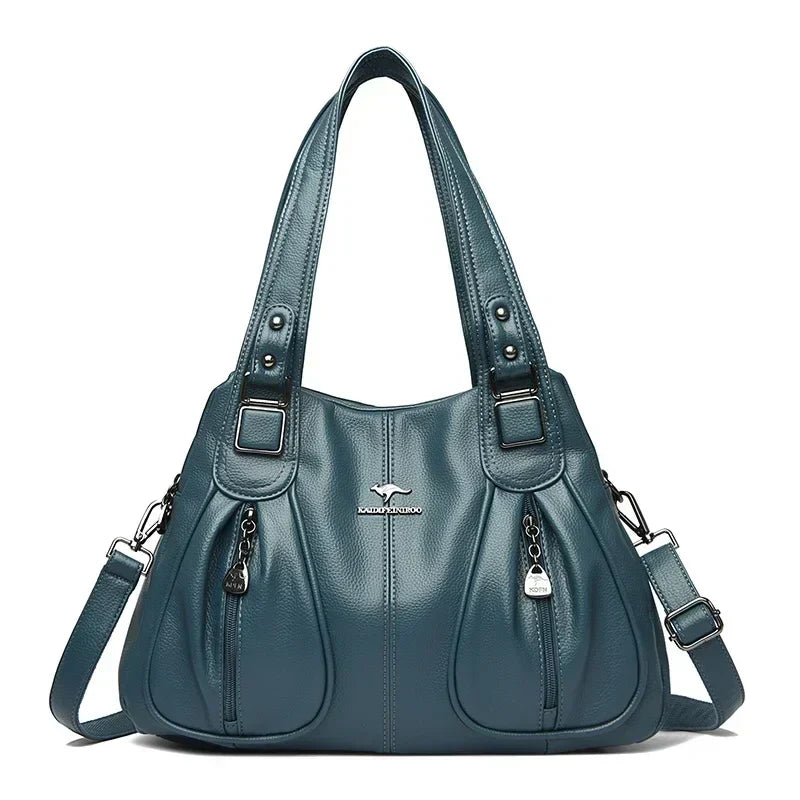Mirelle - Lässige Lederhandtasche 