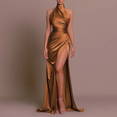 Jessica – Elegantes Satinkleid 