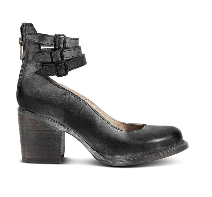 Zeitlose Vintage-Lederpumps 