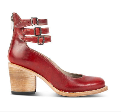 Zeitlose Vintage-Lederpumps 