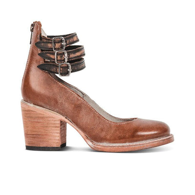Zeitlose Vintage-Lederpumps 
