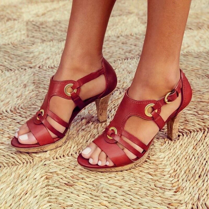 Karen – Bequeme Sandalen mit Absatz 