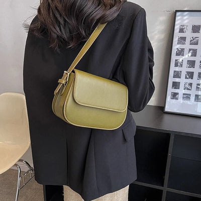 Priscilla - Schulterhandtasche aus veganem Leder 