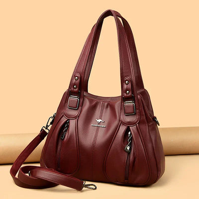 Mirelle - Lässige Lederhandtasche 