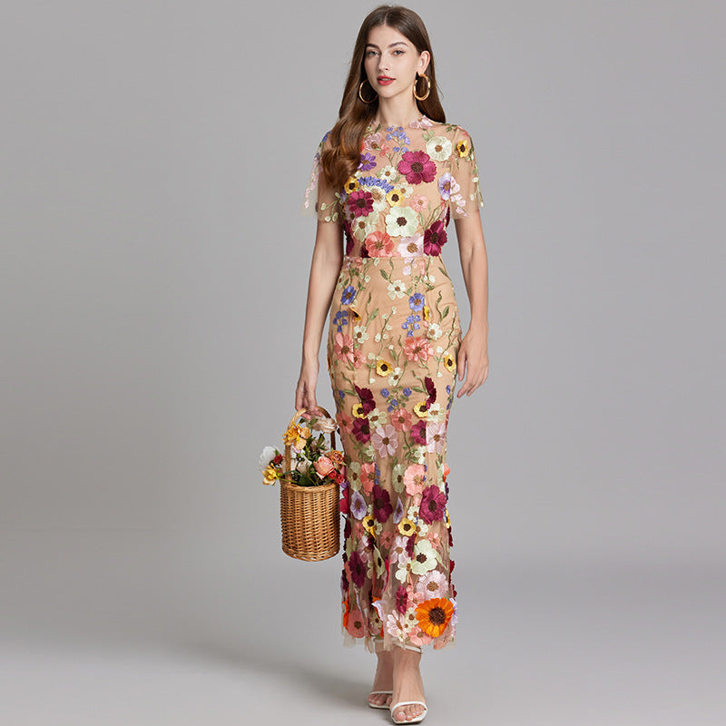Jessica – Elegantes Blumenkleid 