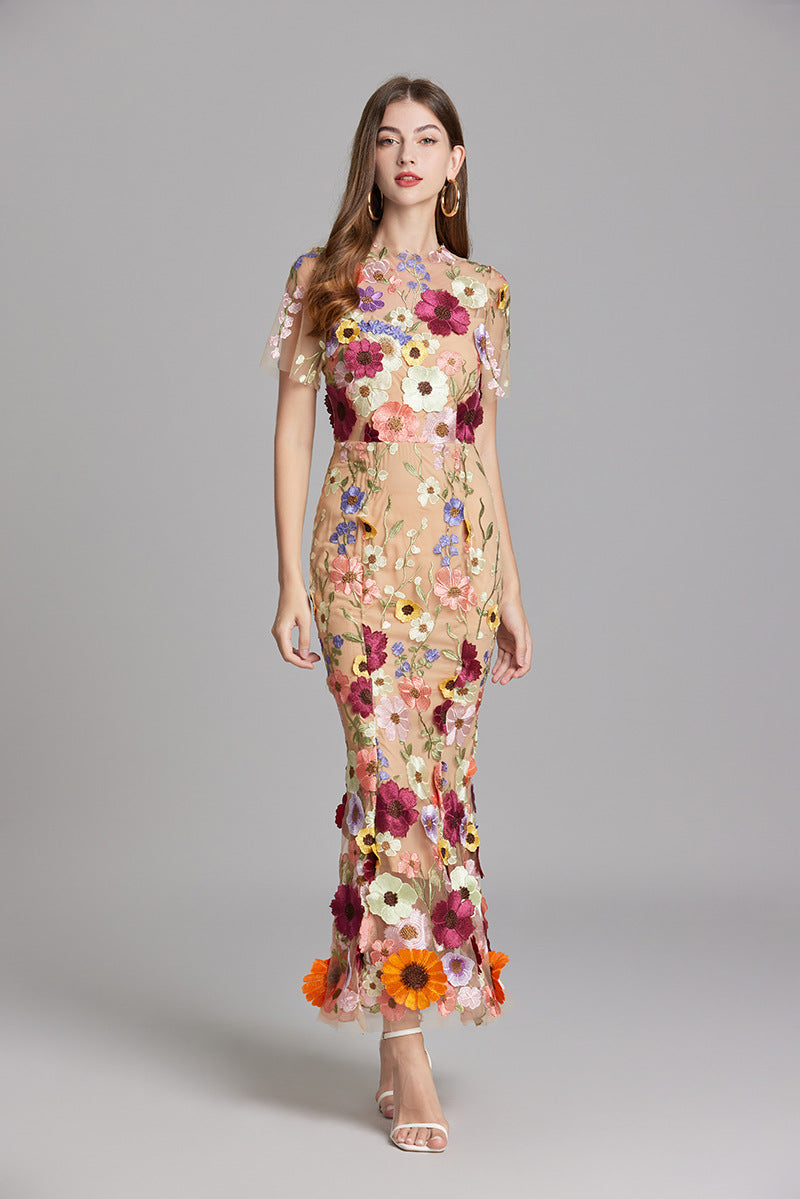 Jessica – Elegantes Blumenkleid 