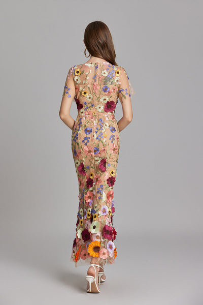Jessica – Elegantes Blumenkleid 