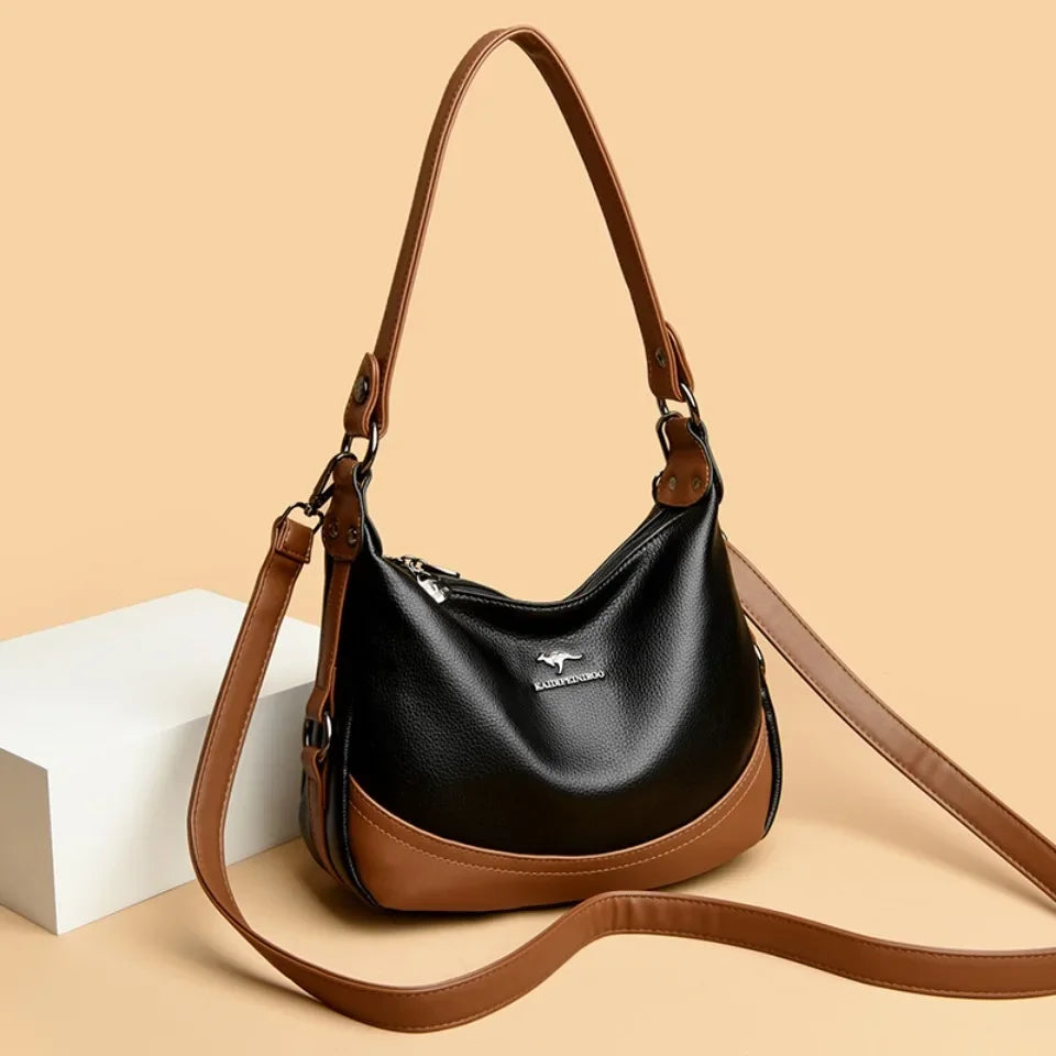 Mara zweifarbige Schultertasche 