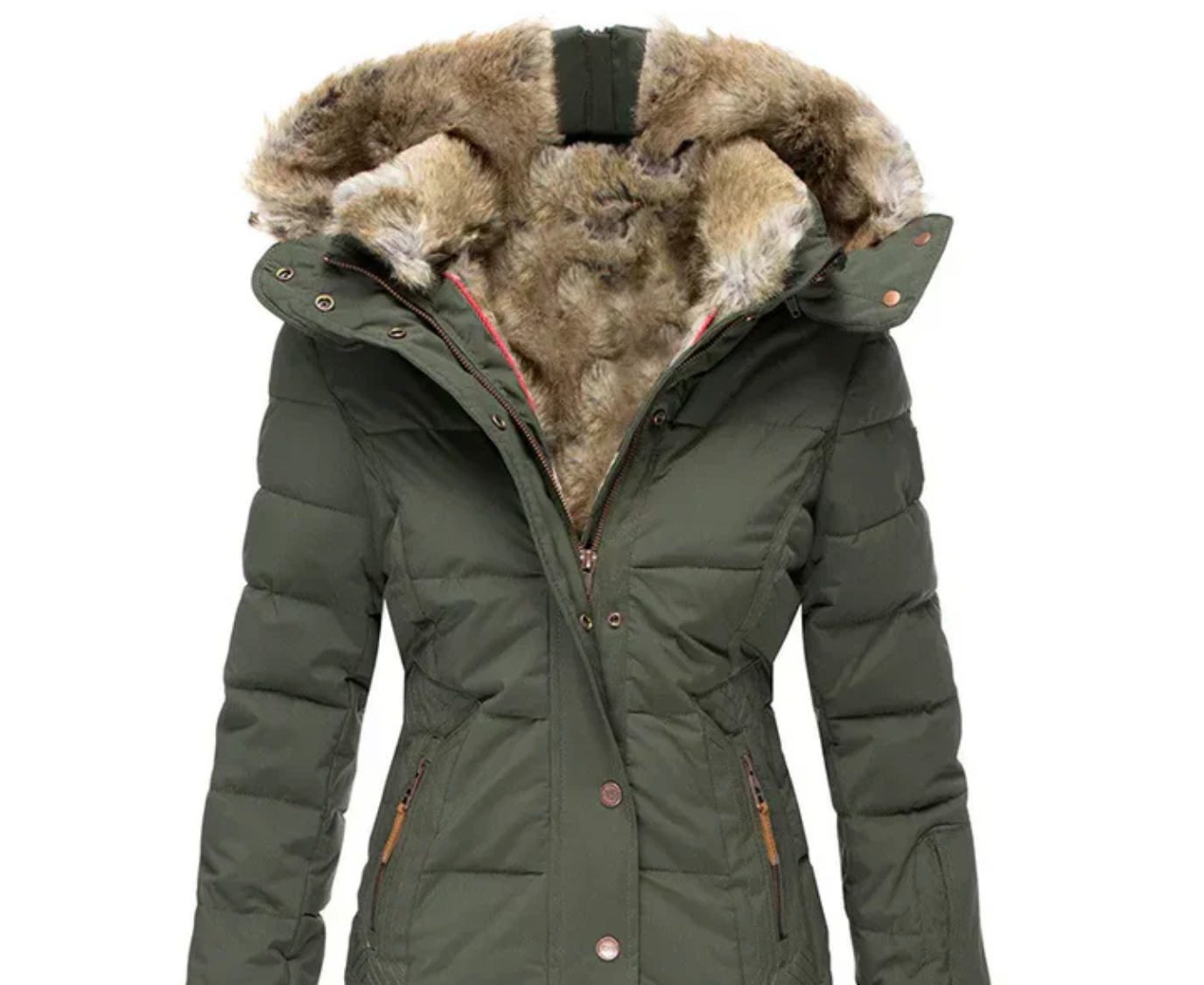 Bella - Kuscheliger Wintermantel mit Fellinnenseite