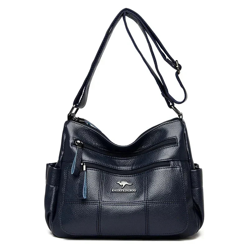 Davina - Handtasche aus glattem Leder 