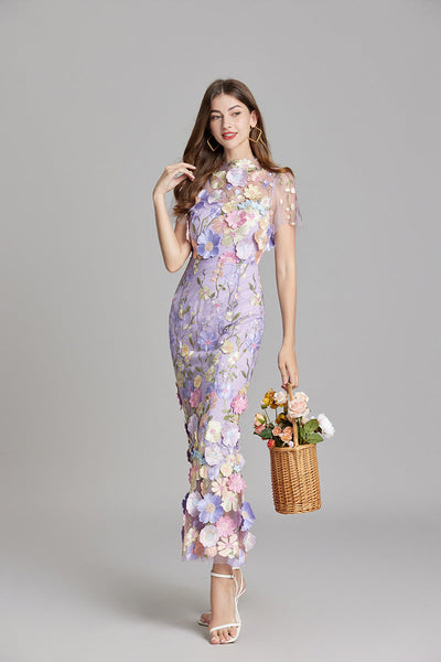Jessica – Elegantes Blumenkleid 