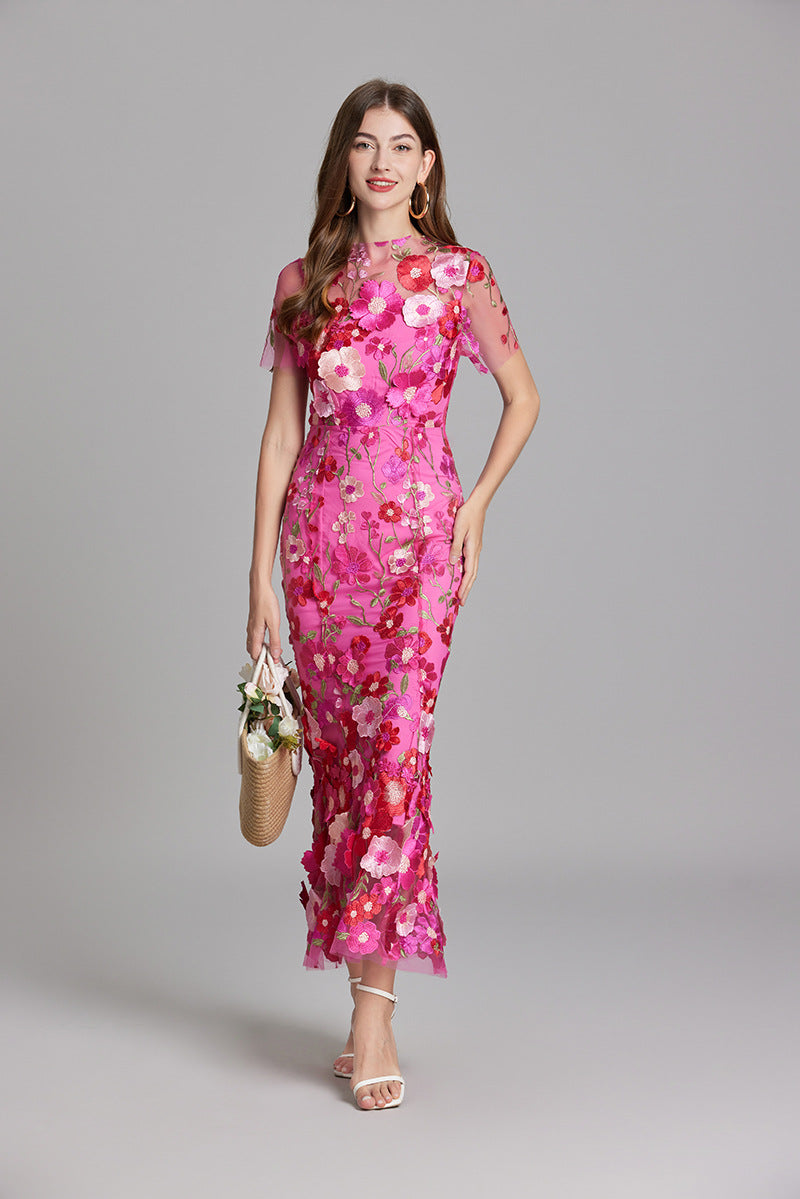 Jessica – Elegantes Blumenkleid 