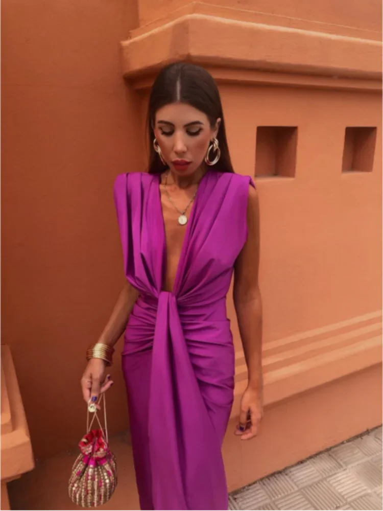 Lily – Stilvolles Plissee-Abendkleid 