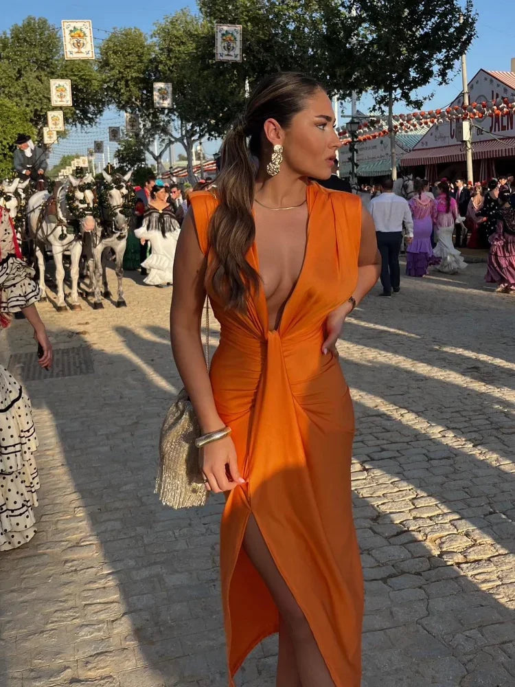 Lily – Stilvolles Plissee-Abendkleid 