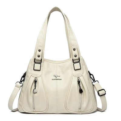 Mirelle - Lässige Lederhandtasche 