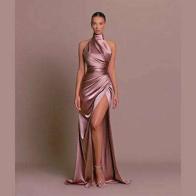 Jessica – Elegantes Satinkleid 