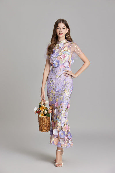 Jessica – Elegantes Blumenkleid 