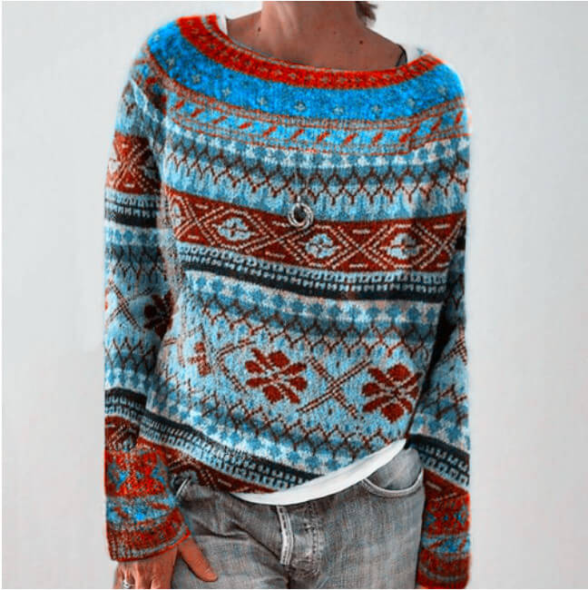 Soley - Mehrfarbiger Pullover 