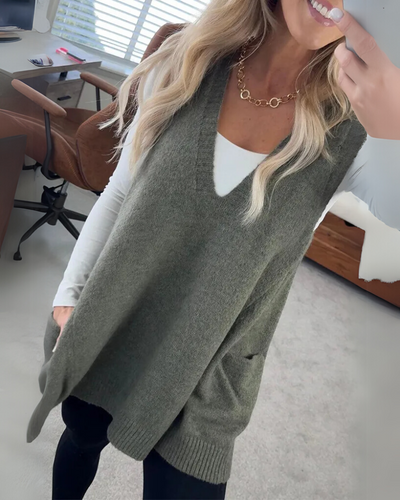 Arola – Kuschelige Strickweste 