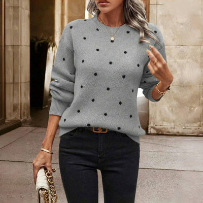 Nicole – Strickpullover mit Punkten 