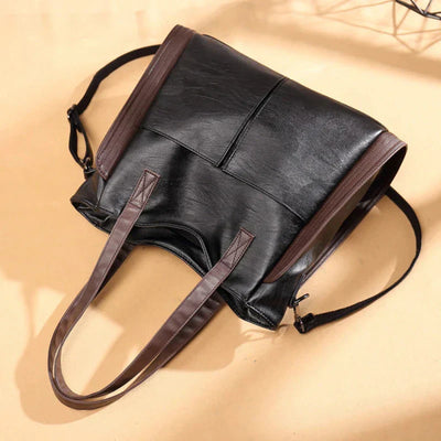 Indigo - Klassische Lederhandtasche 