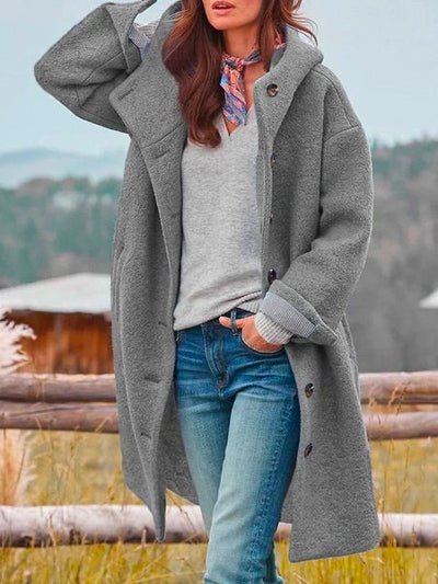 Audrey – Gemütliche Outdoorjacke zum Knöpfen 