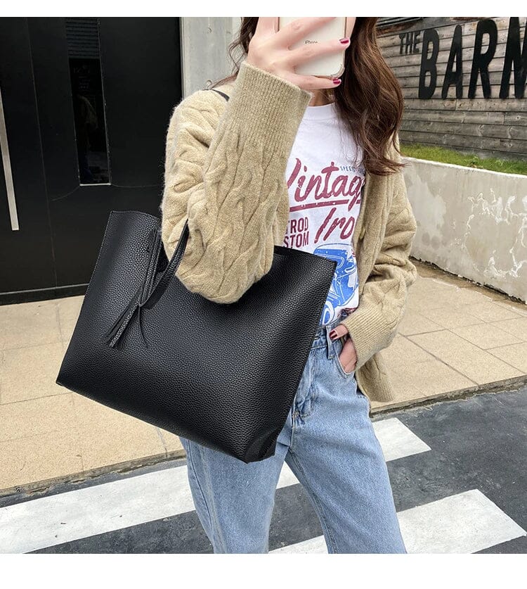 Istar – Schultertasche aus weichem Leder 