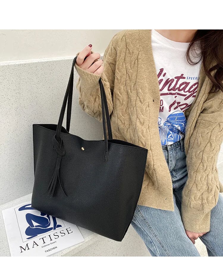 Istar – Schultertasche aus weichem Leder 