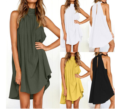 Gyneth – Stilvolles Neckholder-Kleid 