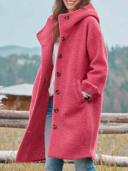 Audrey – Gemütliche Outdoorjacke zum Knöpfen 