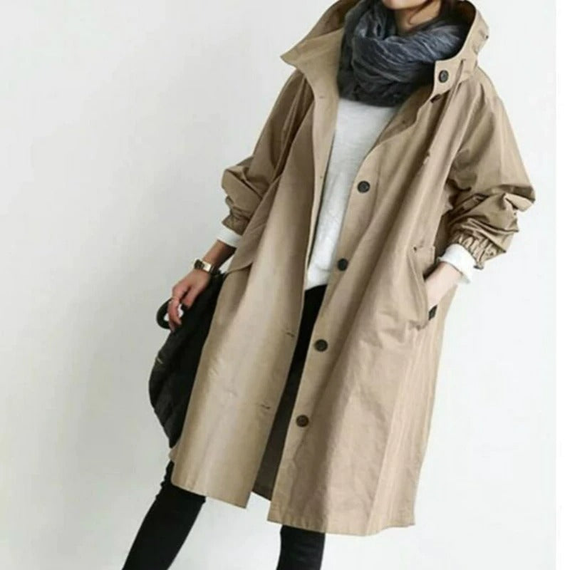 Mandy – Stylischer wasserdichter Trenchcoat 