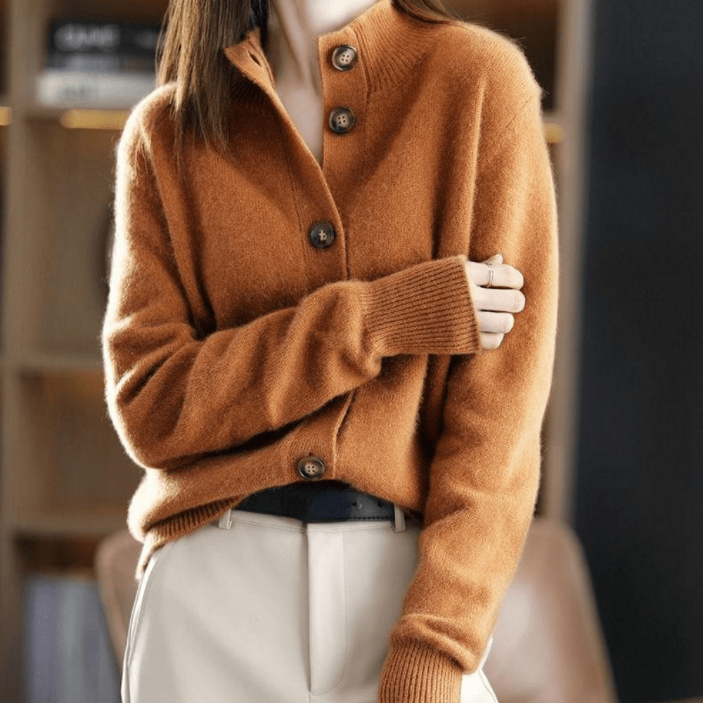 Anny – Luxuriöse Strickjacke aus Kaschmir 
