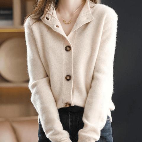 Anny – Luxuriöse Strickjacke aus Kaschmir 
