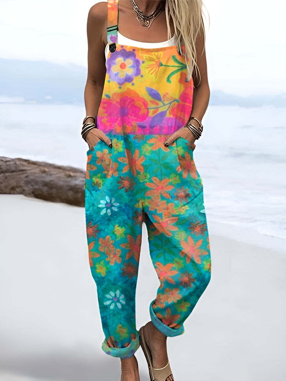 Liv™ | Aquarellblüten Overall