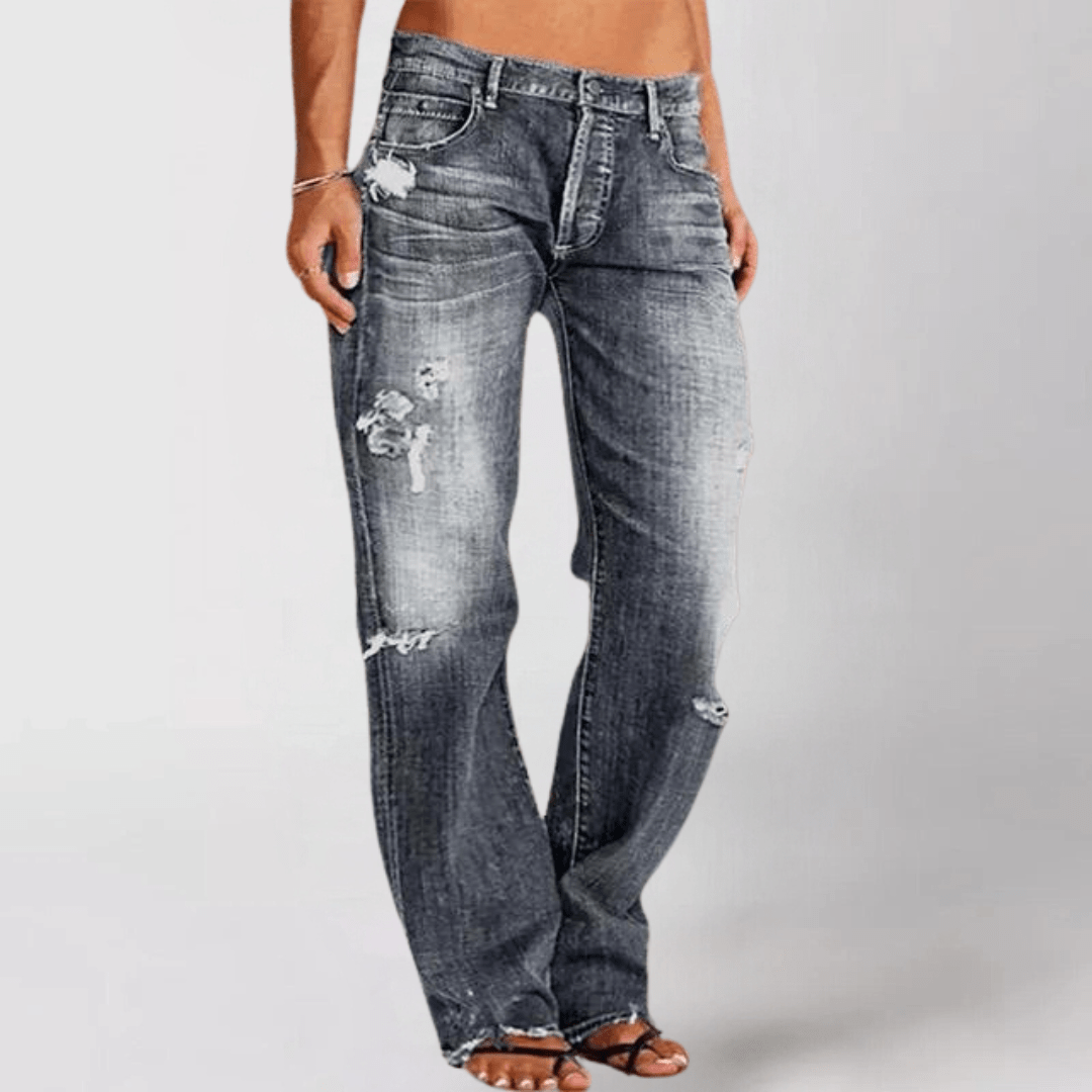 Eveline – Relaxed Fit Jeans mit weitem Bein 