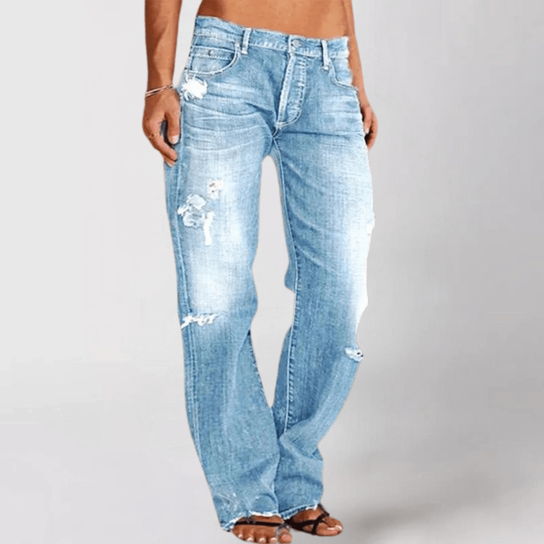 Eveline – Relaxed Fit Jeans mit weitem Bein 
