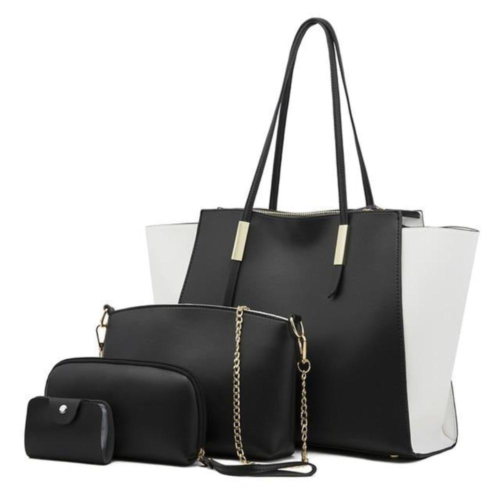 Efeu | Set aus 4 eleganten Luxus-Einkaufsbeuteln